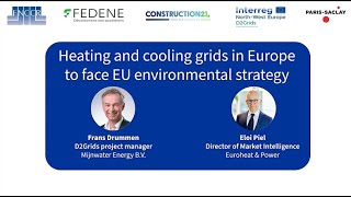 Heating and cooling grids in Europe to face EU environmental strategy opening speech [upl. by Giardap]