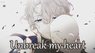 Nightcore  Unbreak My Heart  Lyrics [upl. by Gibeon796]