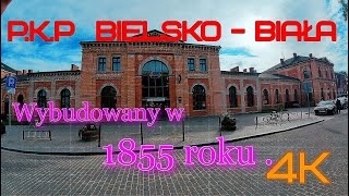 PKP BielskoBiałaZabytkowy Dworzec z 1855 roku pociągi dworzec historia Lucek1966 [upl. by Oakie]