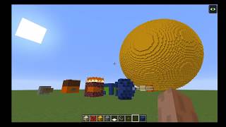 Solar System Size Comparison in Minecraft [upl. by Robena]