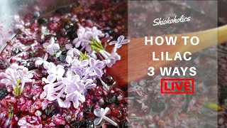 How To Use Lilac Flowers 3 ways  Dry Lilac  Lilac syrup  Lilac essential oil [upl. by Takashi]