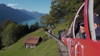 Spektakuläre Zahnradbahn  Die BrienzRothornBahn in der Schweiz [upl. by Nosredneh454]