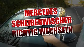 Mercedes Benz Scheibenwischer wechseln amp bedienen  Anleitung [upl. by Loss]