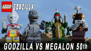 LEGO Godzilla vs Megalon  50th Anniversary Short [upl. by Ettegdirb10]