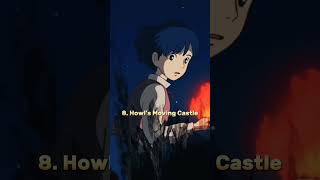 Top 10 highestgrossing anime movies of all times shorts anime [upl. by Bouzoun]