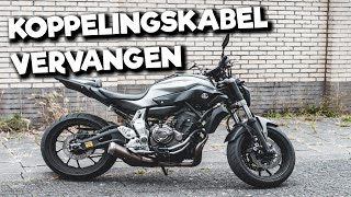 Hoe MAKKELIJK Je Koppelingskabel Vervangen Van Je Motor  MT07 [upl. by Aliab531]