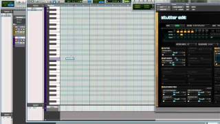 How to use stutter edit in pro tools le [upl. by Ahc]