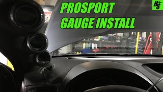 2013 STi Build Part 17  Prosport Gauges Install How To [upl. by Uhsoj]