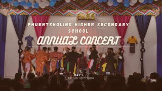 SCHOOL ANNUAL CONCERT  PHUENTSHOLING HIGHER SECONDARY SCHOOL [upl. by Stucker]