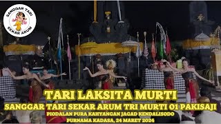 Tari Laksita Murti pada Persembahyangan Piodalan Pura Kahyangan Jagad Kendalisodo [upl. by Guinn]