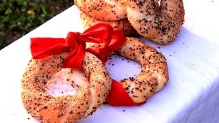 Djevrek Pecivo Video  Simit  Bagel Recipe [upl. by Eurydice]