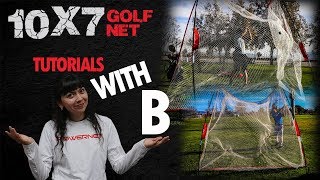 10x7 Golf Net Tutorial with B [upl. by Estus559]