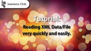 How to read XML data file using C very easy and quick [upl. by Lledniw766]