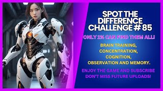 Spot the Difference Challenge 85  Sharpen your Eyes and Mind Brain Exercise difference 🔍👁️‍🗨️😱 [upl. by Assirt]