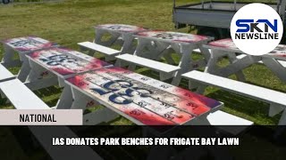 IAS DONATES PARK BENCHES FOR FRIGATE BAY LAWN [upl. by Ahsote]