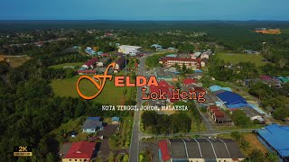 FELDA LOK HENG  KOTA TINGGI JOHOR MALAYSIA  DRONE FOOTAGE [upl. by Edyaw]