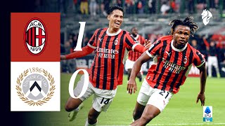 Chukwuezes early goal enough to claim 3 points  AC Milan 10 Udinese  Highlights Serie A [upl. by Aliac]