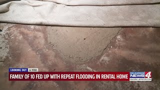 Family of 10 fed up with repeat flooding in rental home [upl. by Celeste]