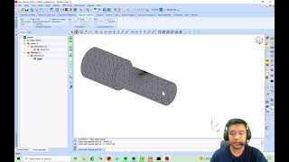 TUTORIAL beban torsi pada poros menggunakan MSC Marc Mentat Hexagon [upl. by Far]