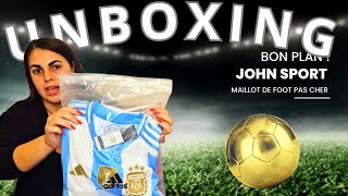 UNBOXING MAILLOT DE FOOT 😱😱😱⚽️ [upl. by Yenohtna]