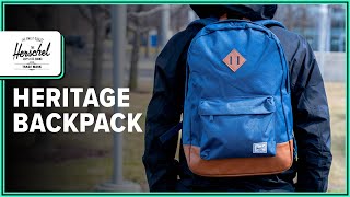 Herschel Supply Co Heritage Backpack Review 2 Weeks of Use [upl. by Acimahs]