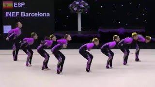 INEF Barcelona Gimnasia Estética Miss Valentine 2016 [upl. by Eylk44]