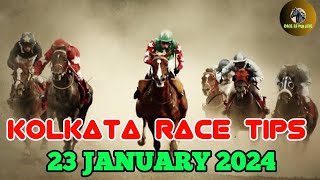 KOLKATA RACE TIPS 23 JANUARY 2024 KOLKATA HORSE RACING kolkataracetips RACEISMYLIFE [upl. by Airamana]