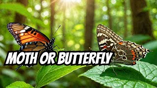 Butterfly or Moth  The Surprising Differences You Never Noticed shorts insectidentification [upl. by Eiramanel]