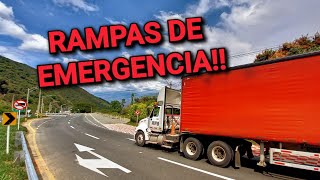 RAMPAS de EMERGENCIA de FRENADO ASI SALVAN VIDAS  Medina Trucks [upl. by Rik207]