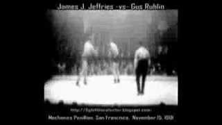 Jim Jeffries vs Gus Ruhlin San Francisco 11151901 Rare Film Restoration [upl. by Ettenig]