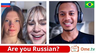 Surprising Russians by fluently speaking Russian on OmeTV [upl. by Carlo]