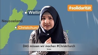 SO reagierst du RICHTIG christchurch  Israa [upl. by Wilfrid]