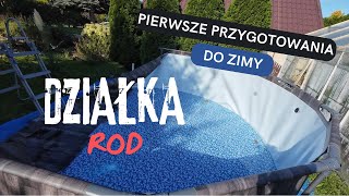 Pierwsze przygotowania do zimy na działce ROD [upl. by Yedsnil]