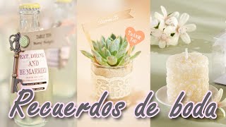 ¡¡40 ideas de Recuerdos para boda increibles que te van a encantar HD [upl. by Leinahtan504]