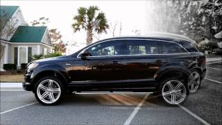 2011 Audi Q7 S Line Adaptive Air Suspension Demo [upl. by Irihs276]