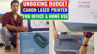 Unboxing Canon Printer LBP2900B I How to install Canon LBP 2900B Printer Driver [upl. by Hogan]