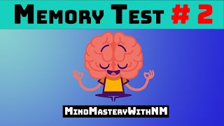 Memorize 3 Pictures amp Answer 5 Questions  Brain Training Games  02 [upl. by Kilam]