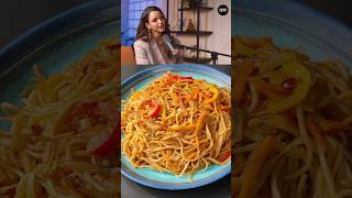 Triptii Dimris Favourite Cheat Meal Hakka Noodles Recipe shorts [upl. by Airottiv]