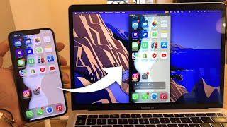 Comment Partager l’Écran de son iPhone ou iPad sur son Mac recopie vidéo📱💻 [upl. by Nikoletta56]