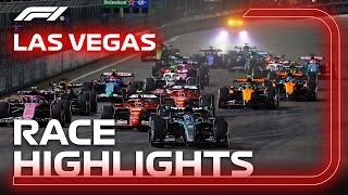 Race Highlights  2024 Las Vegas Grand Prix [upl. by Lavella]