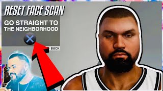 RESET YOUR FACE SCAN SKIP THE PRELUDE CUTSCENES AND GO STRAIGHT TO PARK IN NBA 2K20 QUICK AND EASY [upl. by Cirdla]