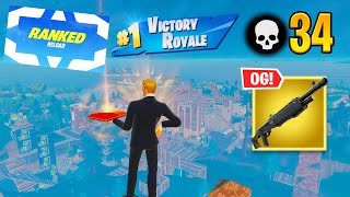 Fortnite Ranked Reload  High Kill Solo vs Squads OG Gameplay Keyboard amp Mouse [upl. by Benedict]