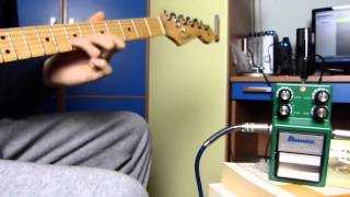 Ibanez TS9DX Tubescreamer  blues licks [upl. by Mignon]