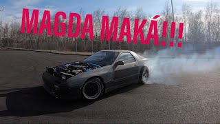 Test Mazda RX7 FC m50b25 Project Magda KRSTDRFT drift lifestyle vlog 217 [upl. by Sokil69]