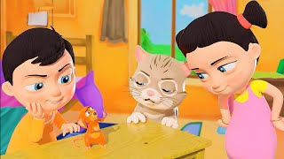 Meow Meow Little Cat  Baby Songs  Nursery Rhymes [upl. by Leanahtan]