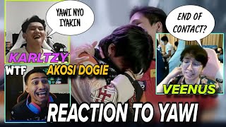 AKOSI DOGIE OHMYVEENUS AT KARLTZY REACTION TUNGKOL SA NANGYARE KAY YAWI 😱🤯 [upl. by Aniluap]