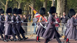 ROYAL FAMILYS WINTER GUARDS amp BAND DAZZLE LONDON CROWDS 🇬🇧 [upl. by Nyram]