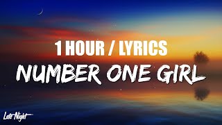 ROSÉ  number one girl 1 HOUR LOOP Lyrics [upl. by Nohtiek4]