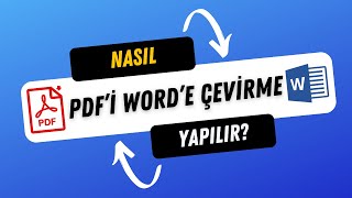 PDF dosyasını microsoft WORDe çevirme [upl. by Aikaz447]