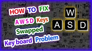 How To Fix AWSD Keys Swapped with Arrow Keys Windows 10 in Tamil [upl. by Ire]